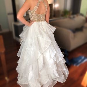 Sherri Hill two piece size 4 pageant / prom gown